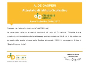 Certificazione scuola immagine